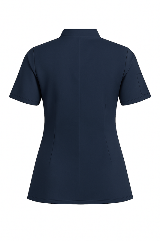 Conjunto Camarera Stretch Antimanchas - Azul Oscuro