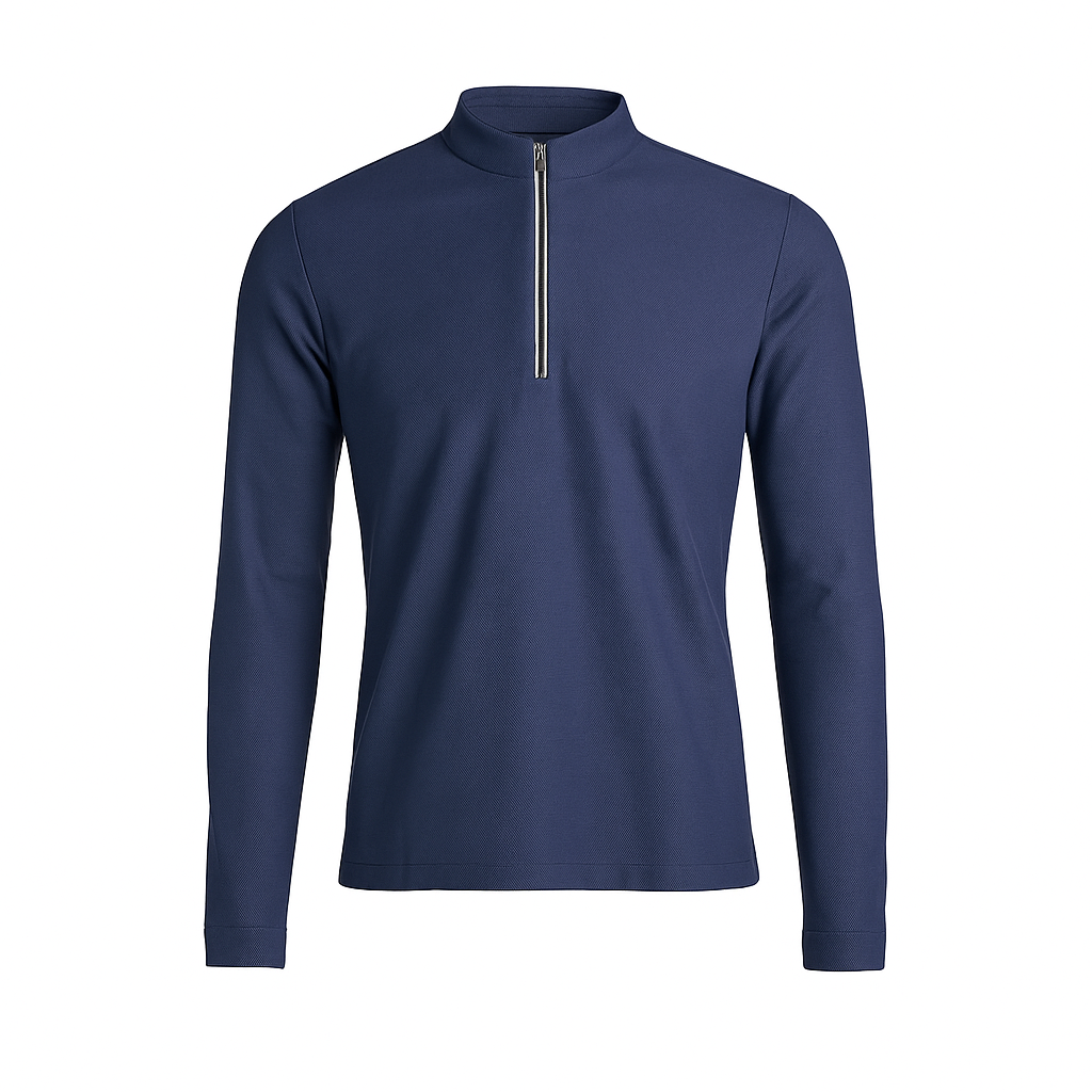 Buso DryFit Manga Larga - Azul Oscuro