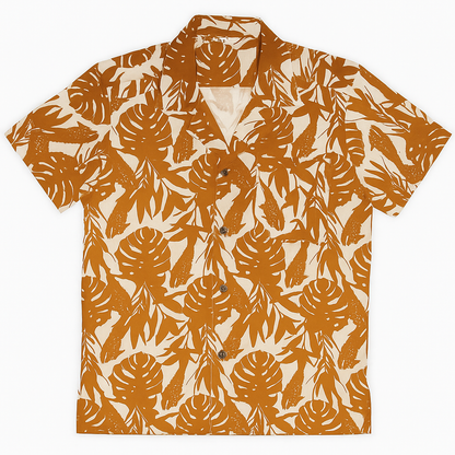 Camisa Resort Safari Sports SEC - Estampado Café